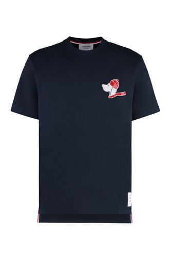 Cotton Crew-neck T-shirt - Thom Browne - Modalova