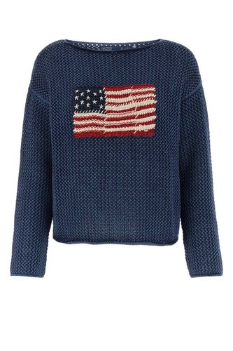 Blue Cotton Sweater - Polo Ralph Lauren - Modalova