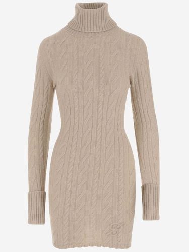 Wool And Cashmere Knit Dress - Blumarine - Modalova