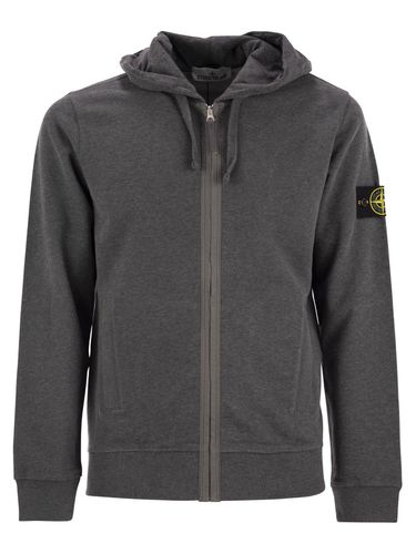 Logo Patch Zip-up Hoodie - Stone Island - Modalova