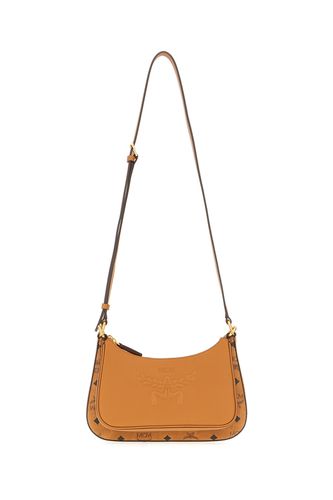 Printed Synthetic Leather Shoulder Bag - MCM - Modalova