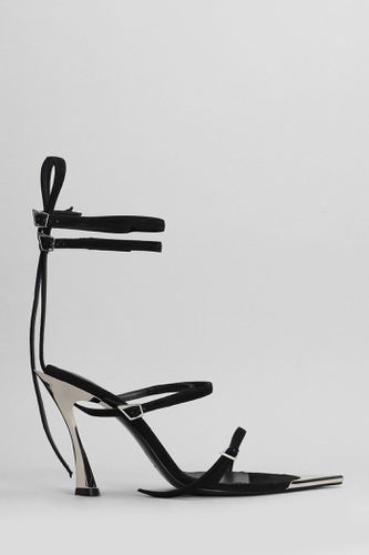 Mugler Sandals In Black Suede - Mugler - Modalova