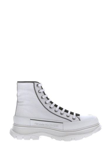 Canvas Sack Tall Sneakers - Alexander McQueen - Modalova