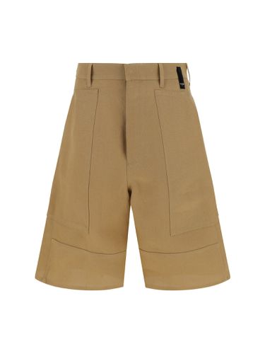 Fendi Canvas Bermuda Shorts - Fendi - Modalova