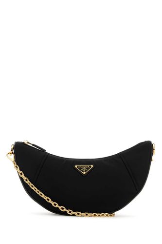 Black Re-nylon Demi-lune Shoulder Bag - Prada - Modalova
