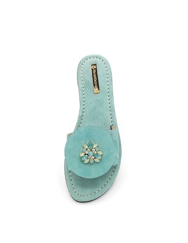 Olimpia Jewel Sandals In Aqua Green - Dea Sandals - Modalova