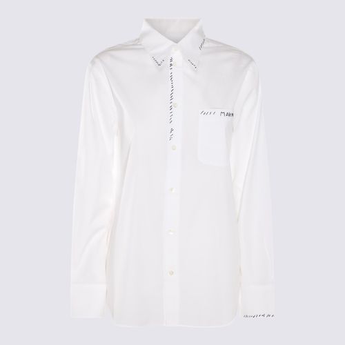 Marni White Cotton Shirt - Marni - Modalova