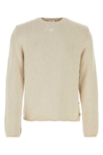 Sand Cotton Blend Sweater - Courrèges - Modalova