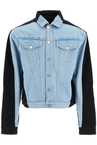 Mugler Two-tone Denim Jacket - Mugler - Modalova