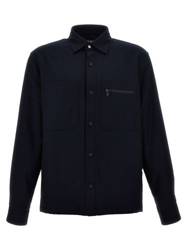 Zegna Merino Tech Overshirt - Zegna - Modalova