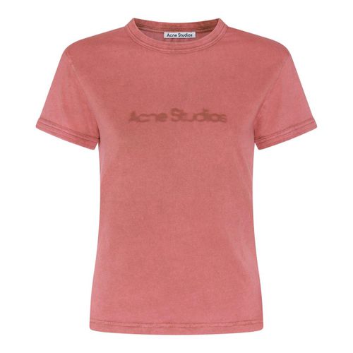 Logo Detailed Crewneck T-shirt - Acne Studios - Modalova