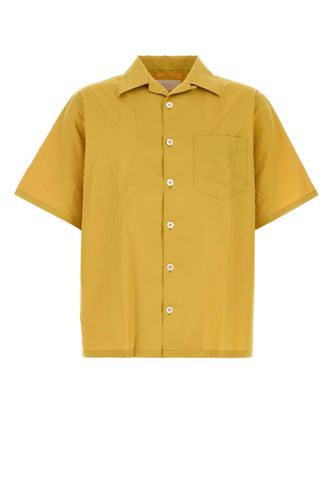 Prada Mustard Poplin Shirt - Prada - Modalova