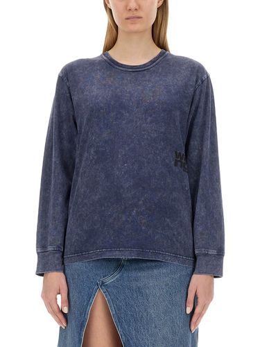 Cotton Sweatshirt - T by Alexander Wang - Modalova