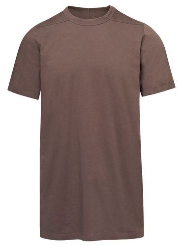 Level T T-shirt With Vertical Seams On The Back In Cotton Man - Rick Owens - Modalova