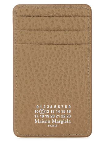 Beige Leather Card Holder - Maison Margiela - Modalova