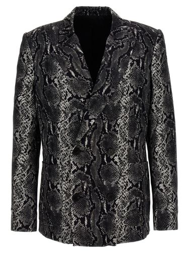 Balmain Python Print Blazer - Balmain - Modalova