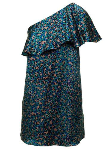 One-shoulder Ruffled Mini Dress - Saint Laurent - Modalova