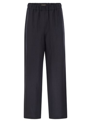 Linen And Viscose Jogging Trousers - Fabiana Filippi - Modalova