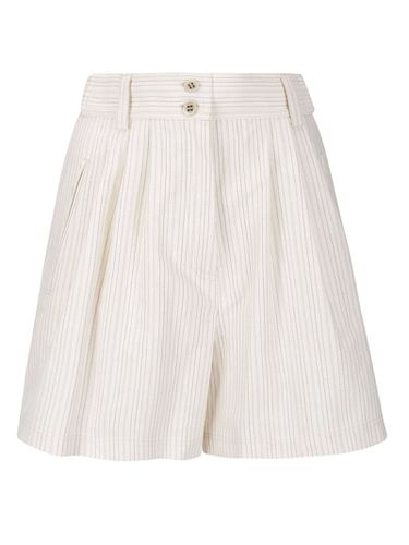 Journey Ws Pleated Shorts Leilah Vintage Cotton M - Golden Goose - Modalova