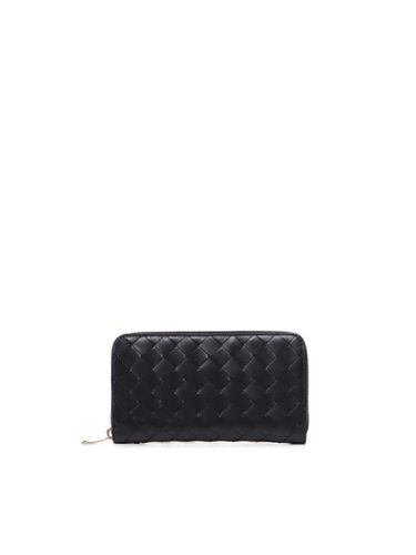 Interwoven Wallet With Zip - Bottega Veneta - Modalova