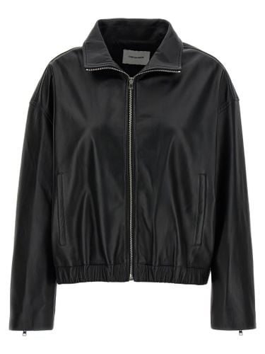 Yves Salomon Leather Bomber Jacket - Yves Salomon - Modalova