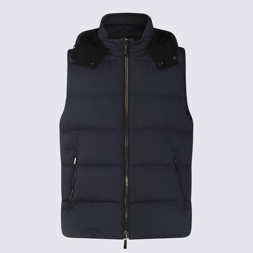 Moorer Navy Blue Down Jacket - Moorer - Modalova