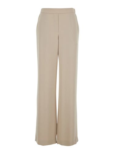 Pants With Elastic Waist And Wide Leg In Fabric Woman - Parosh - Modalova