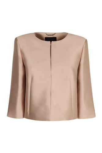 Satin Bolero-jacket - Alberta Ferretti - Modalova