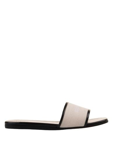 G Embroidered Flat Slides In And Black - Givenchy - Modalova