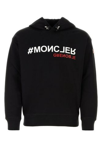 Black Cotton Sweatshirt - Moncler Grenoble - Modalova