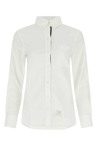 Thom Browne White Cotton Shirt - Thom Browne - Modalova