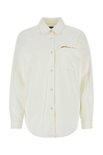 A. P.C. White Denim Tina Shirt - A.P.C. - Modalova