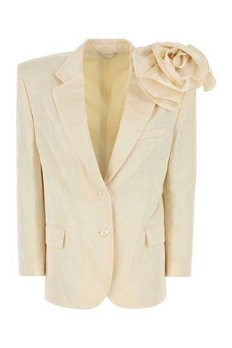 Ivory Viscose Blend Blazer - Magda Butrym - Modalova