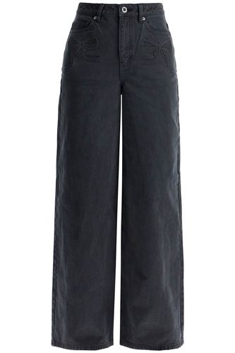 Self-portrait Wide Leg Jeans - self-portrait - Modalova