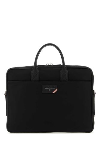 Bally Black Nylon Faldy Briefcase - Bally - Modalova