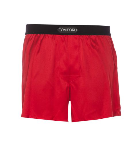 Tom Ford Logo Silk Boxer - Tom Ford - Modalova