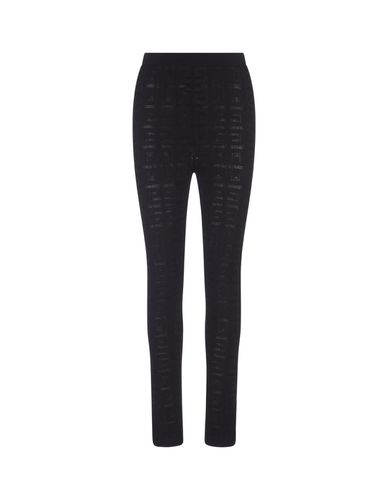 Givenchy Black Monogram Leggings - Givenchy - Modalova