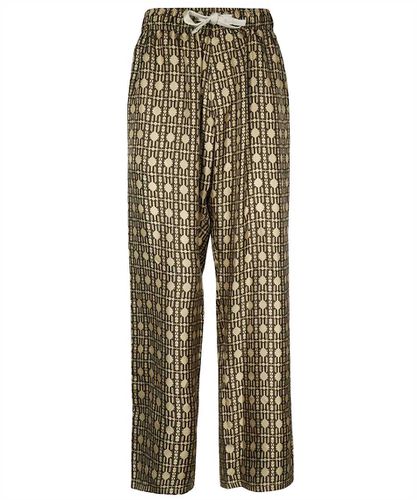 Palm Angels Silk Pajama Pants - Palm Angels - Modalova