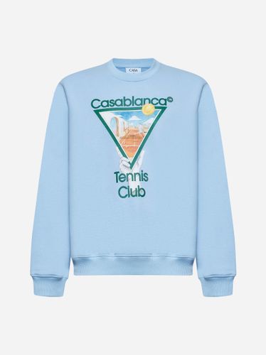 Light Blue Metaphysical Tennis Icon Sweatshirt - Casablanca - Modalova