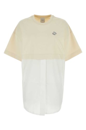 Patou Two-tone Cotton T-shirt Dress - Patou - Modalova