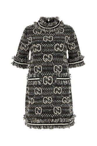 Embroidered Bouclã Mini Dress - Gucci - Modalova