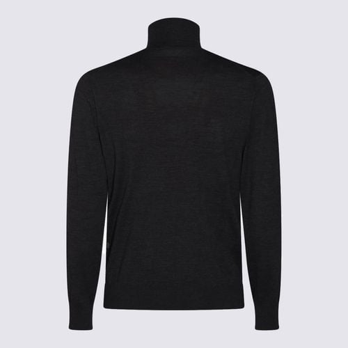 Cruciani Black Wool Knitwear - Cruciani - Modalova