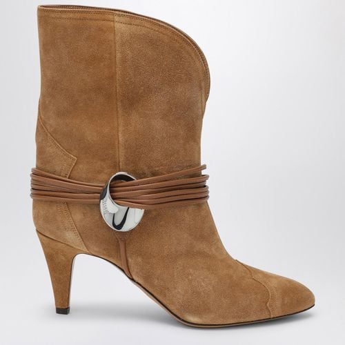 Low Cognac-coloured Suede Boot - Isabel Marant - Modalova