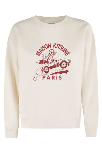 Racing Fox Comfort Sweatshirt - Maison Kitsuné - Modalova
