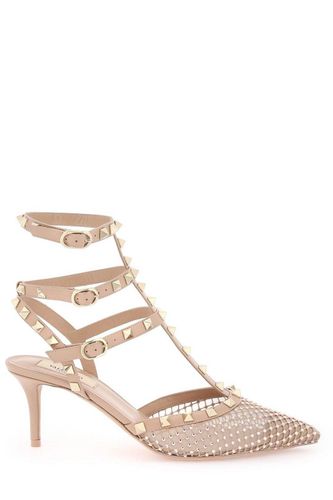 Garavani Rockstud Mesh Pumps - Valentino Garavani - Modalova