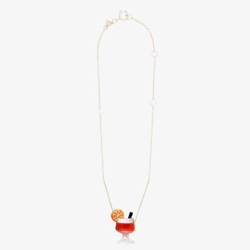 Aliita Gold Metal Cocktail Necklace - Aliita - Modalova