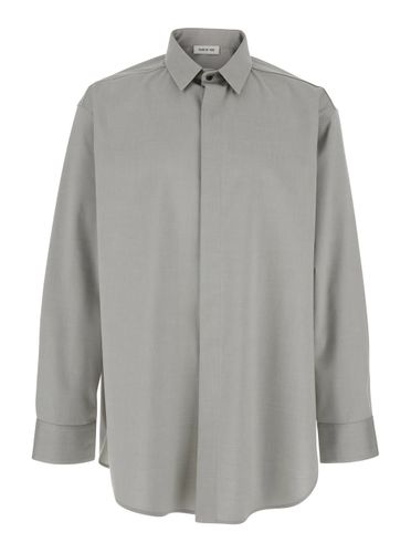 Shirt With Classic Collar And Logo Patch On The Rear In Cotton And Wool Blend Man - Fear of God - Modalova