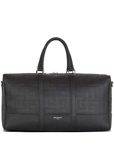 Black Monogrammed Travel Bag - Balmain - Modalova