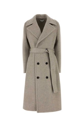 Cappuccino Cashmere Coat - Bottega Veneta - Modalova