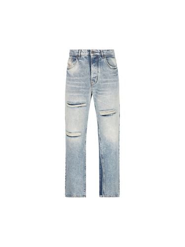 D-fire 0ajen Distressed Straight Jeans - Diesel - Modalova